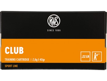CARTOUCHE RWS CLUB 22 LR BOITE DE 50 