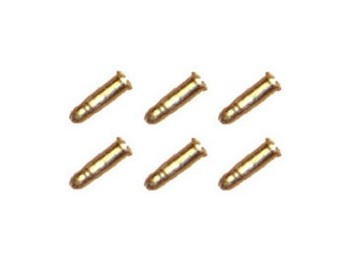 balles factices pour revolvers x6