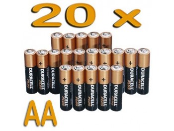 Duracell Plus MN1500 - AA / LR6 / Mignon - 20 pièces Duracell Plus MN1500 - AA / LR6 / Mignon - 20 pièces